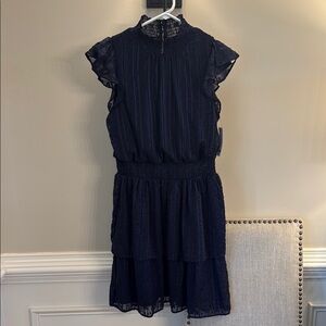 Navy Blue Sleeveless Dress